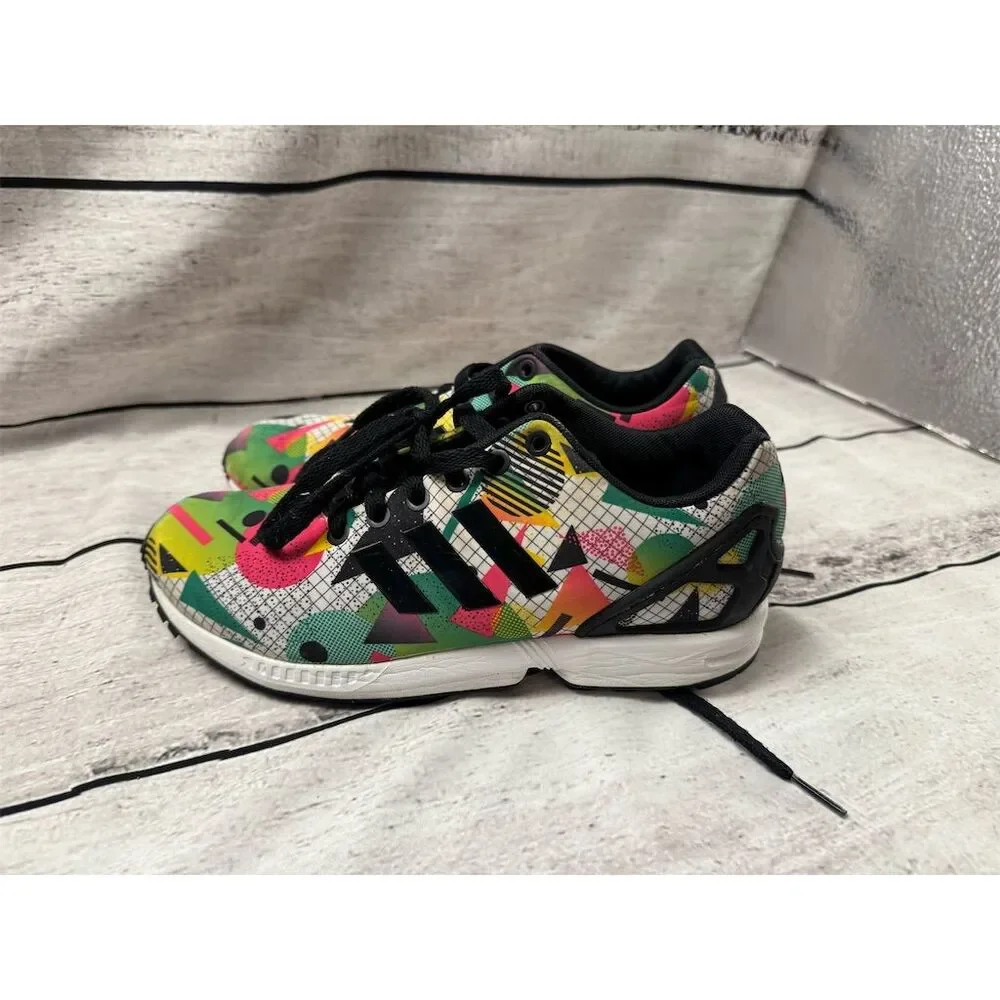 Adidas Women's ZX Flux Torsion Sneakers Multicolor Size 7.5 Sport Bright